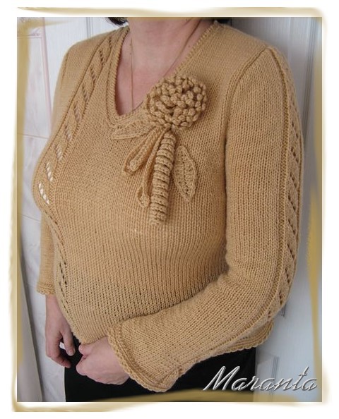 Sweter na drutachSweter na drutach