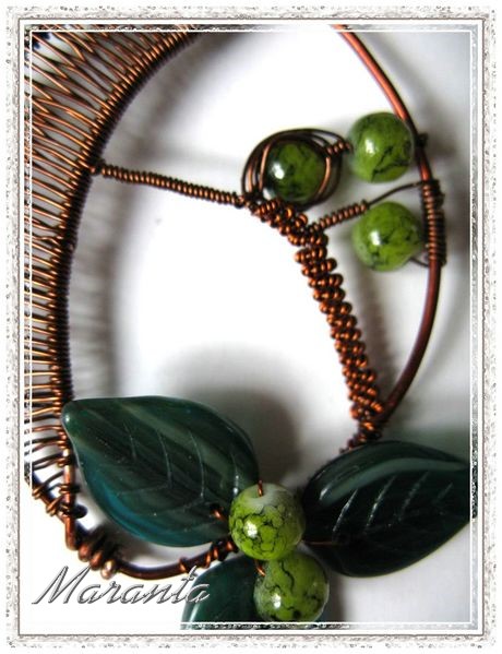 wire wrapping naszyjnik