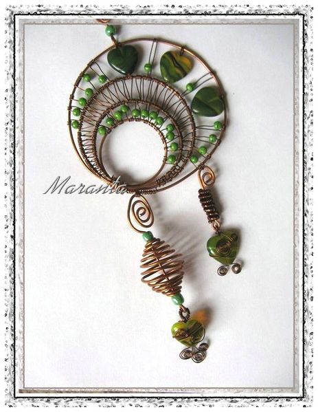 wire wrapping zawieszka