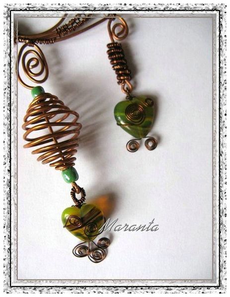 wire wrapping zawieszka