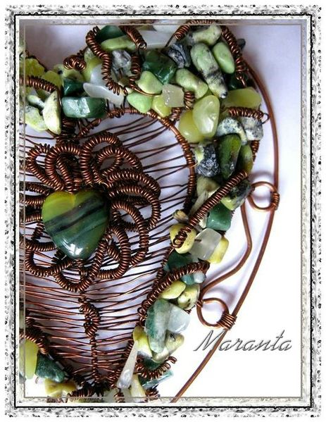 wire wrapping zawieszka