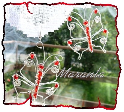 wire wrapping kolczyki