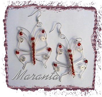 wire wrapping kolczyki