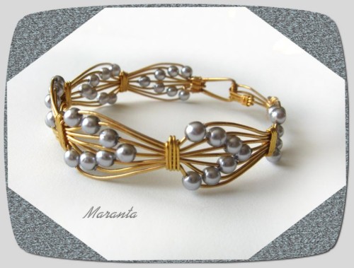 bransoletka wirewrapping