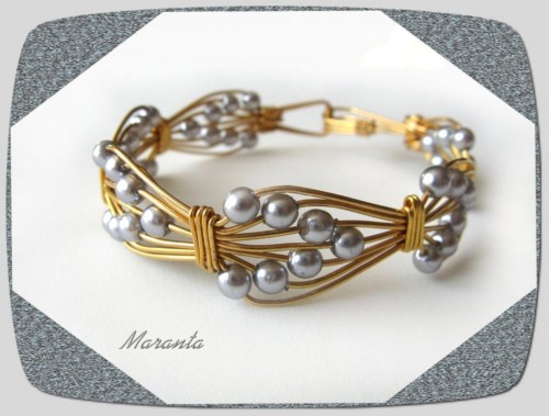 bransoletka wirewrapping