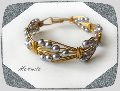bransoletka wirewrapping
