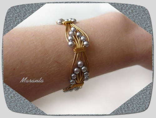 bransoletka wirewrapping