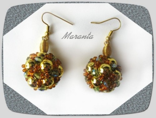 kolczyki wire wrapping
