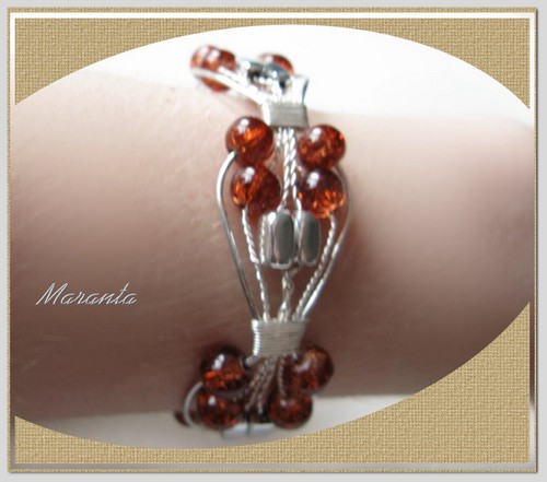 bransoletka wire wrapping