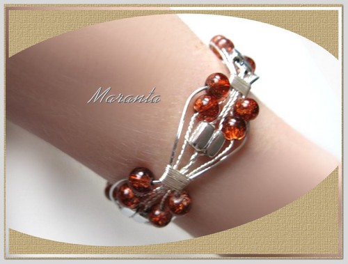 bransoletka wire wrapping