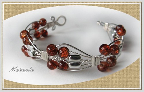 bransoletka wire wrapping