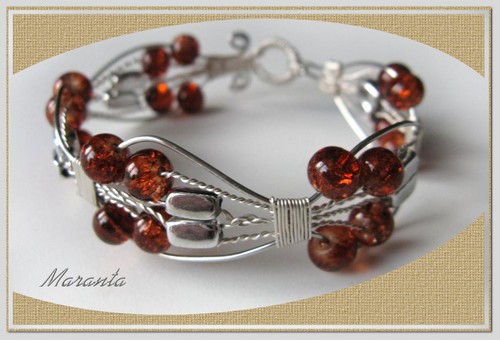 bransoletka wire wrapping