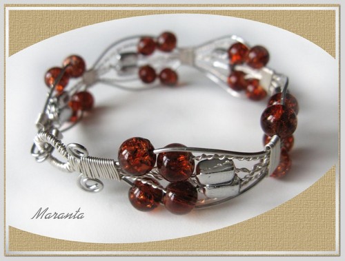 bransoletka wire wrapping