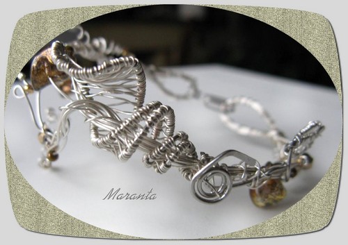 bransoletka wire wrapping