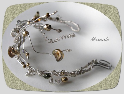 bransoletka wire wrapping