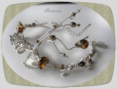 bransoletka wire wrapping