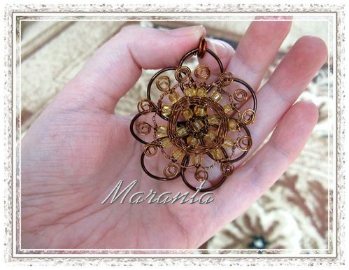 wire wrapping zawieszka