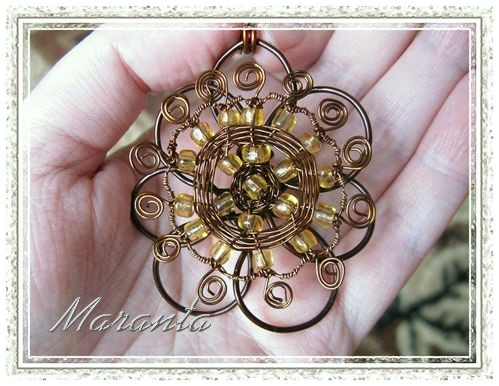 wire wrapping zawieszka