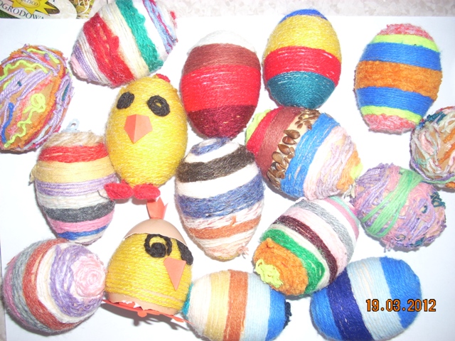 w ramach terapii zaj�ciowej z resztek wl�czki