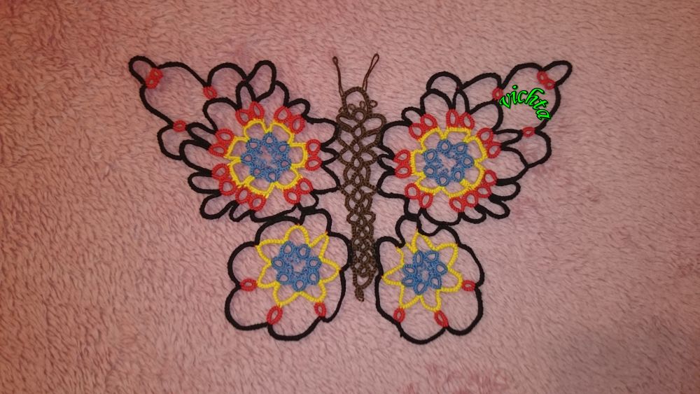 frywolitkowy motyl