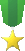 Z�ota gwiazda (zielony)